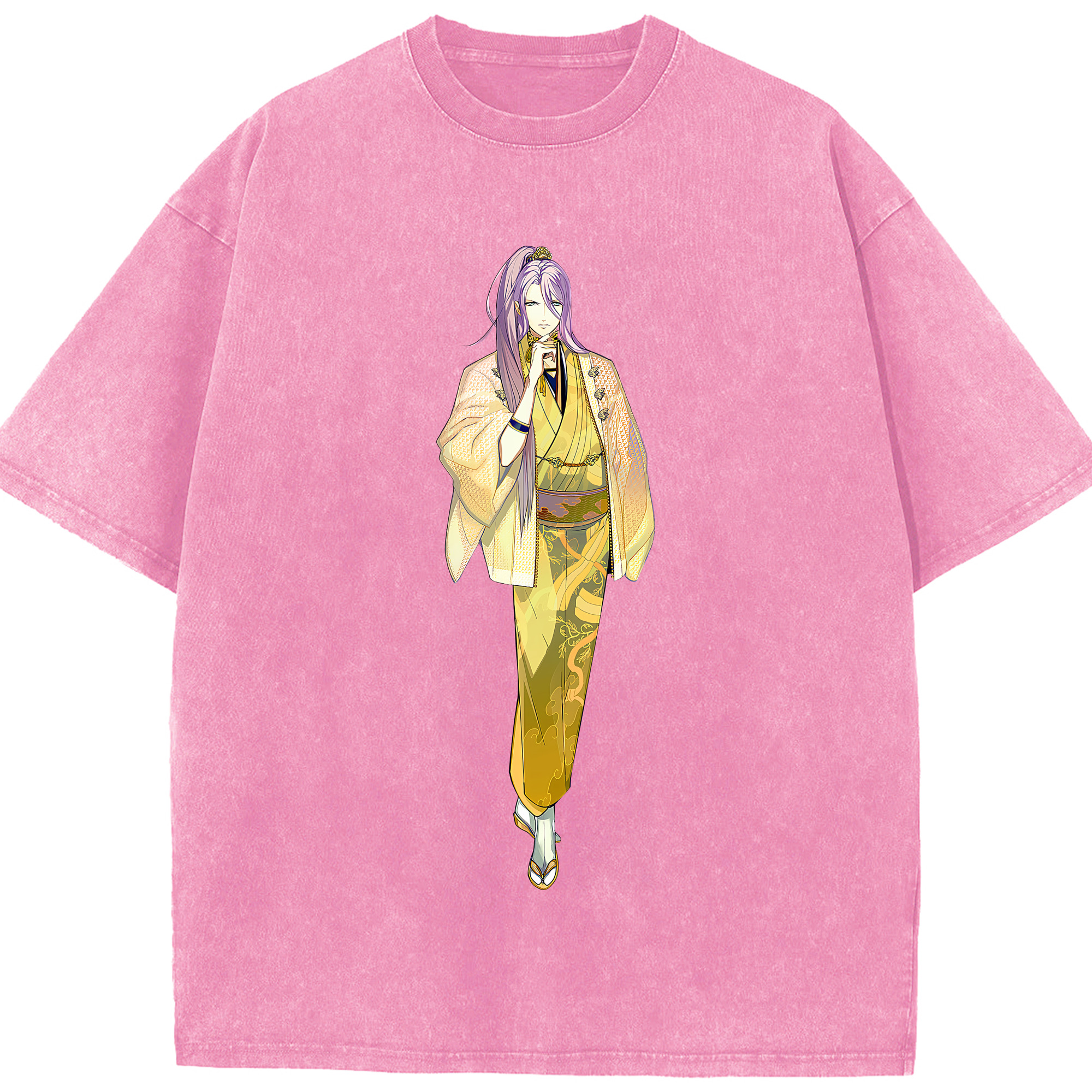 （画像用） 刀剣乱舞 Touken Ranbu 綿100% ヴィンテージ風 半袖Tシャツ（フロントプリント）